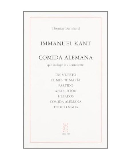 Immanuel Kant / Comida alemana