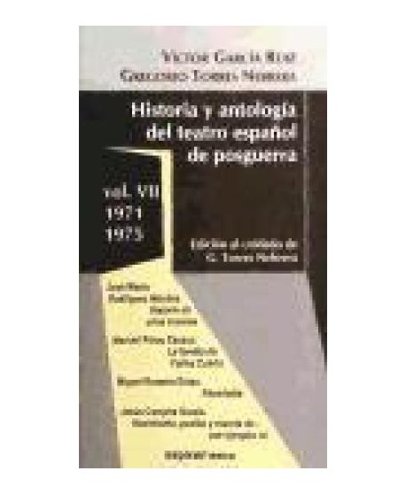 Historia y antología del teatro español de posguerra Vol. VI